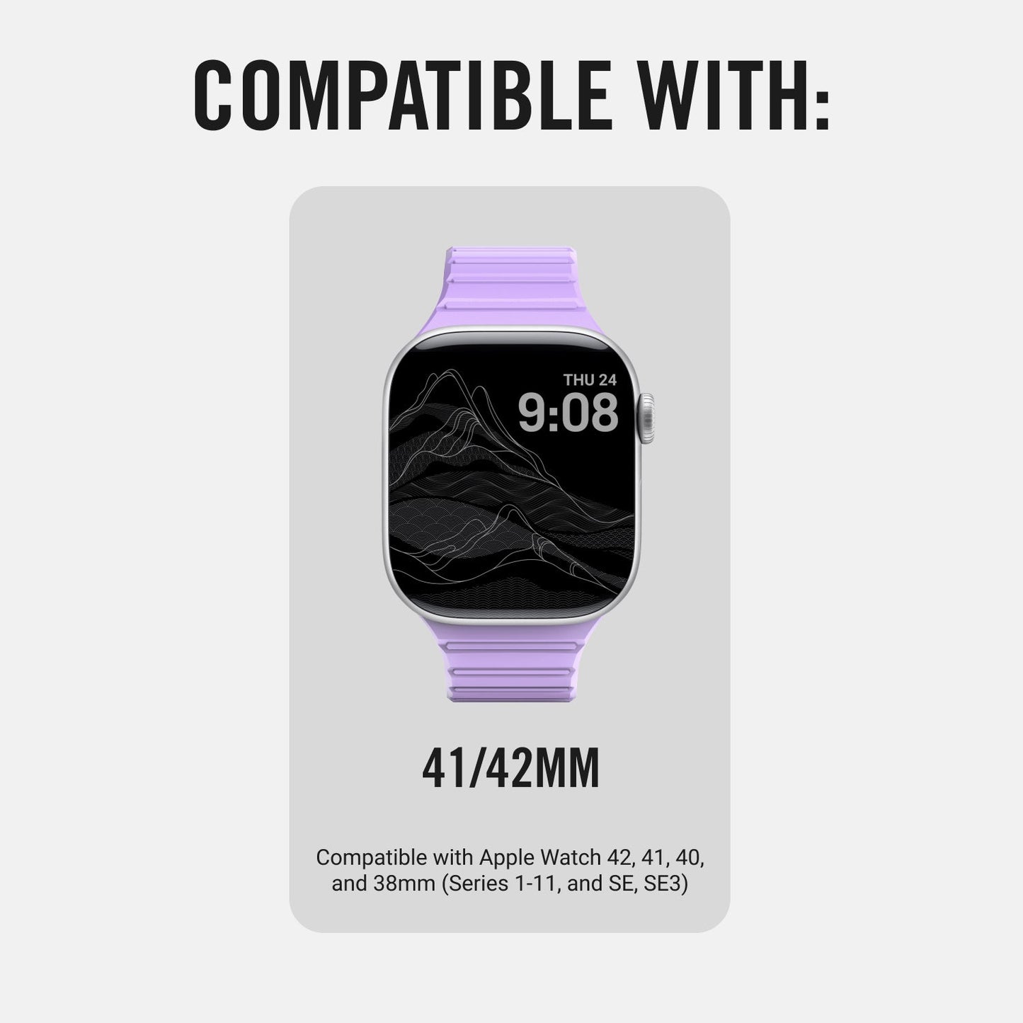 Everyday Watch Strap - 41/42mm - Lavender