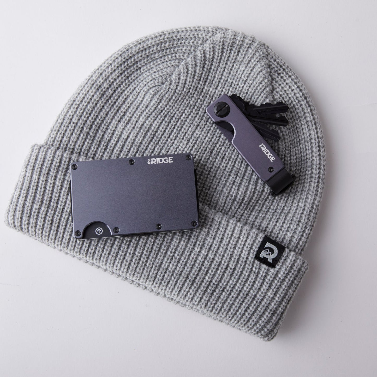 Ridge Classic Cuffed Beanie - Gunmetal