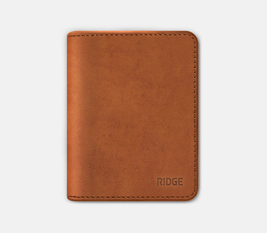 Ridge Bifold - Tobacco Brown Leather