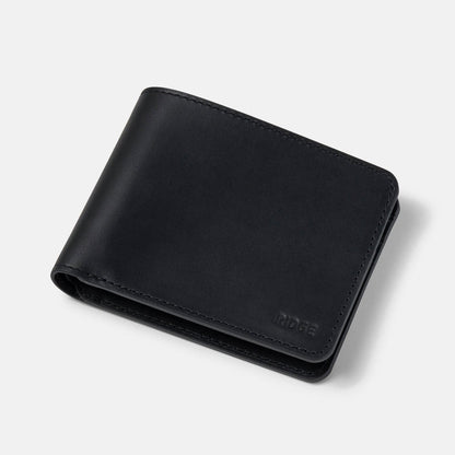 Daily Writer Kit - Billfold - Midnight Black Leather