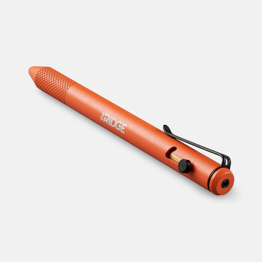 Ridge Bolt Action Pen - Basecamp Orange