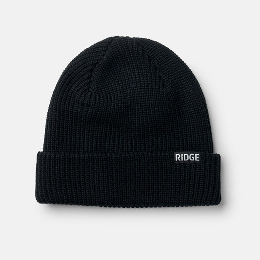 Ridge Classic Cuffed Beanie - Royal Black