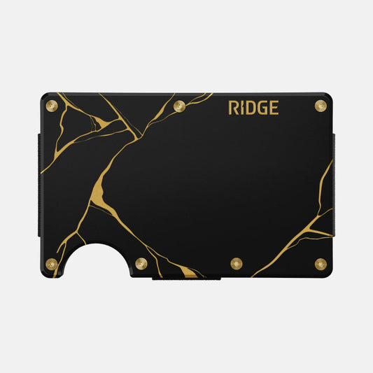 Ridge Wallet - Kintsugi - Black