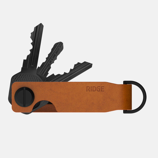 Ridge KeyCase - Tobacco Brown Leather