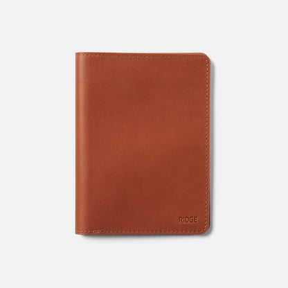 Passport Wallet - Tobacco Brown Leather